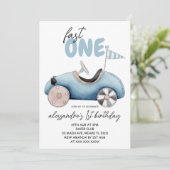 Boy 1stファーストワン誕生日 招待状 (スタンド正面)