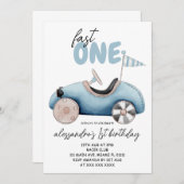 Boy 1stファーストワン誕生日 招待状 (正面/裏面)