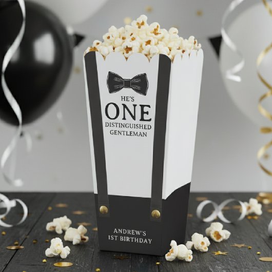 Boy 1st Birthday One Distinguished Gentleman フェイバーボックス