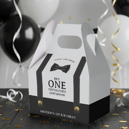 Boy 1st Birthday One Distinguished Gentleman フェイバーボックス