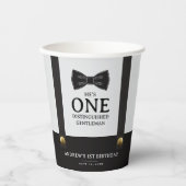 Boy 1st Birthday One Distinguished Gentleman 紙コップ (正面)