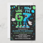 Boy 67 Birthday Party Invitation 招待状 (正面)