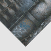 Boy and Dog Urban Edge Stormy Blue Decoupage 薄葉紙 (詳細)