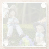 Boy and Girl on Moss ガラスコースター (裏面)