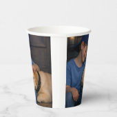 Boy and Sleeping Dog –  Paper Cup (8 oz.) 紙コップ (右)