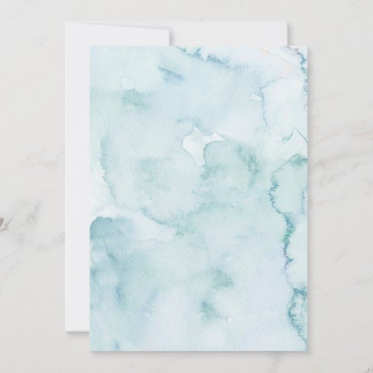 Boy Arctic Animals Birthday Party Invitation 招待状 (裏面)