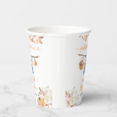 Boy Autumn Clothes Pumpkin Fall Baby Shower 紙コップ (右)