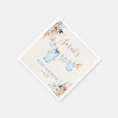 Boy Baby Clothsベビースシャワー スタンダードカクテルナプキン (角)