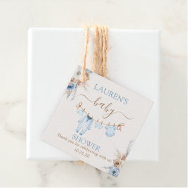 Boy Baby Clothsベビースシャワー フェイバータグ