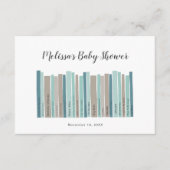 Boy Baby Shawerブックリクエストカード エンクロージャーカード (正面)