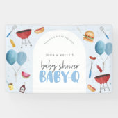 Boy Baby Showerベビー-Q(BBQ)より大きなバナー記号 横断幕 (横)