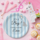 Boy Baby Shower ペーパープレート (パーティー)