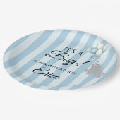 Boy Baby Shower ペーパープレート (アングル)