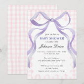 Boy Baby Shower  招待状 (正面/裏面)