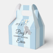 Boy Baby Shower 4"w x 2.5"l x 5"h フェイバーボックス (裏面サイド)