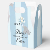 Boy Baby Shower 4"w x 2.5"l x 5"h フェイバーボックス (オープン)