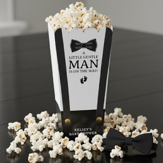 Boy Baby Shower A Little Gentleman Suspenders フェイバーボックス