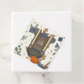 Boy baby shower autum fall blue burlap bodysuit  フェイバータグ (インサイチュ)