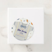 Boy baby shower autum fall burlap bodysuit  invita フェイバータグ (インサイチュ)