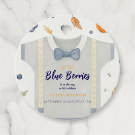 Boy baby shower autum fall burlap bodysuit  invita フェイバータグ