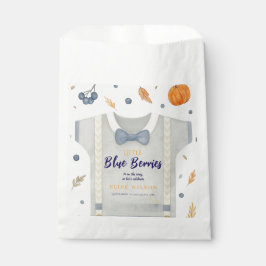 Boy baby shower autum fall burlap bodysuit  invita フェイバーバッグ