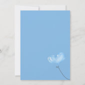 Boy Baby Shower by Mail Blue Elephant on Cloud 招待状 (裏面)