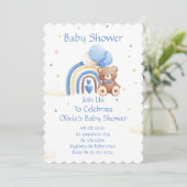 BOY BABY SHOWER INVITATION  セーブザデート (スタンド正面)