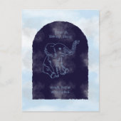 Boy Baby Shower Invitation ポストカード (正面)