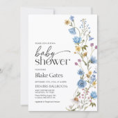 Boy Baby Shower Invitation  招待状 (正面)