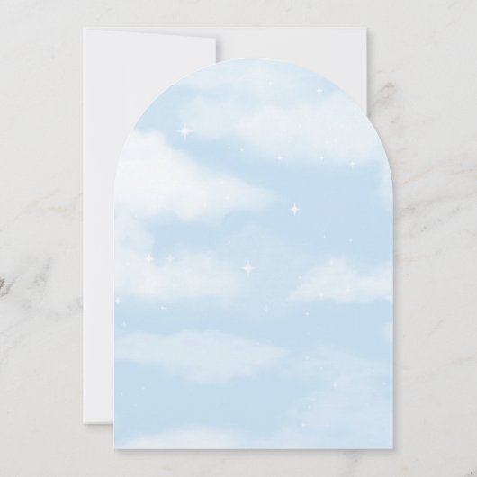 Boy Baby Shower Invitation 招待状 (裏面)