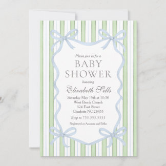 Boy Baby Shower Invitation, Boy baby shower 招待状