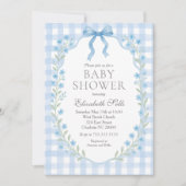 Boy Baby Shower Invitation, Boy baby shower 招待状 (正面)