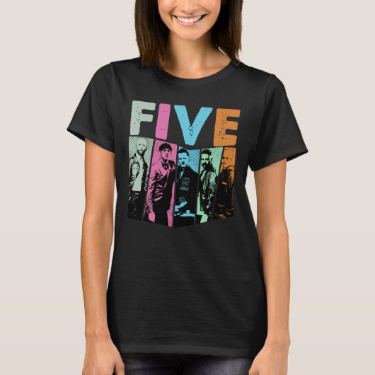 boy band five  tシャツ (正面)