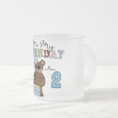 Boy Bear誕生日Tシャツとギフト フロストグラスマグカップ (正面右)