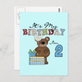 Boy Bear誕生日Tシャツとギフト ポストカード (正面/裏面)