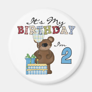 Boy Bear誕生日Tシャツとギフト マグネット
