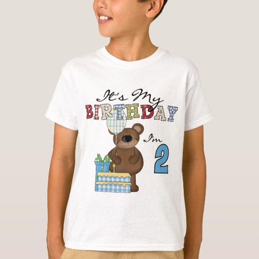 Boy Bear誕生日Tシャツとギフト Tシャツ (正面)