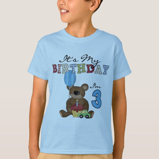 Boy Bear誕生日Tシャツとギフト Tシャツ (正面)