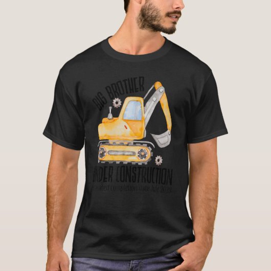 Boy Big Brother Under Construction Estimated Date Tシャツ (正面)