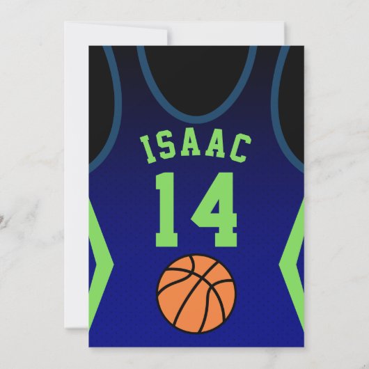 Boy Birthday Invitation  招待状 (裏面)