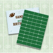 Boy Birthday Party Football Custom 招待状