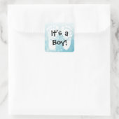 Boy Blue Baby Showerのステッカー スクエアシール (バッグ)