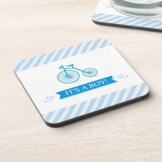 Boy Blue Baby Shower Coasters（4セット） コースター (左側)