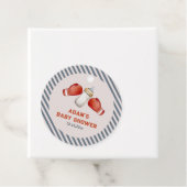 Boy Boxing Little Champion Baby Shower フェイバータグ (インサイチュ)