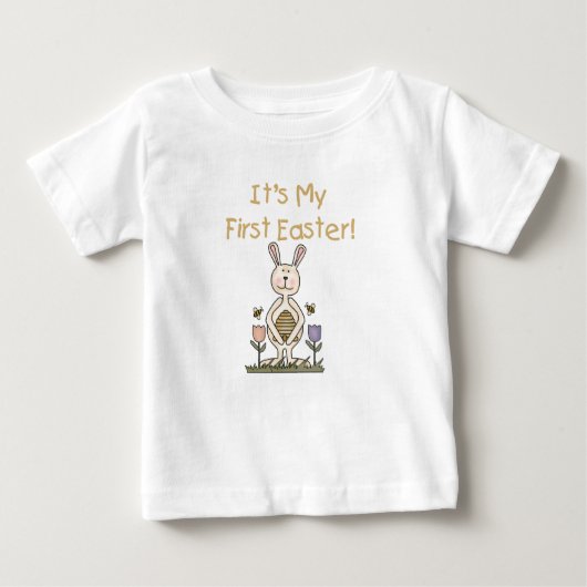 Boy Bunny First Easter Tシャツ (正面)