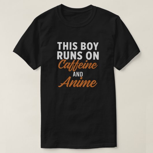 Boy Caffeine Anime 日本の Culture Japan To Tシャツ (デザイン正面)
