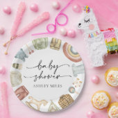 Boy Clothesベビースシャワー ペーパープレート (パーティー)