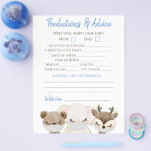 Boy Covid赤ちゃんシャワーダブルゲーム チラシ (シングル)