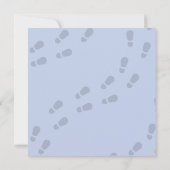 Boy Cute Detective Birthday Invitation (裏面)