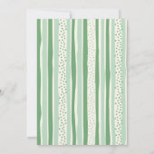 Boy Dinosaur 1st birthday Invitation 招待状 (裏面)